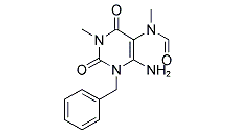 6-AMINO-1-BENZYL-3-METHYL-5-(N-FORMYL-N-METHYL)URACIL